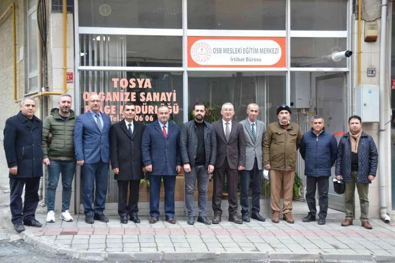 Tosya OSB’de mesleki eğitim irtibat bürosu açıldı
