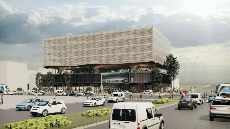 Tamamlandığında Türkiye’nin en büyük kütüphanelerinden biri olacak

