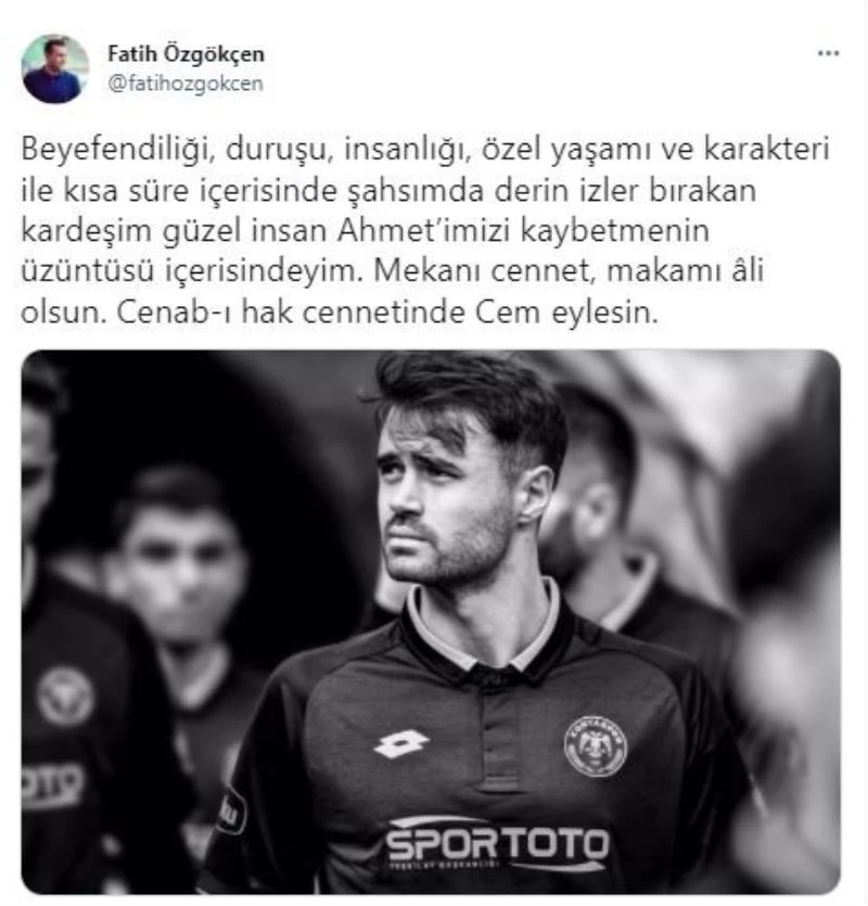 Başkan Özgökçen’den Ahmet Çalık açıklaması
