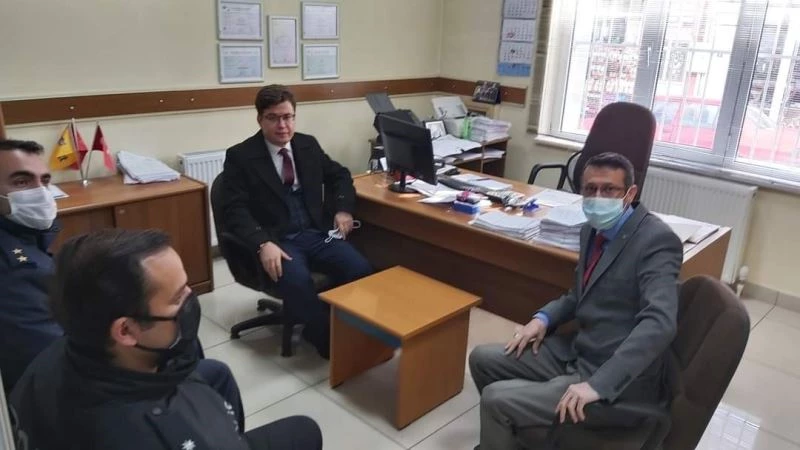 Kaymakam Düzgün, SGK’nın çalışmaları hakkında bilgi aldı
