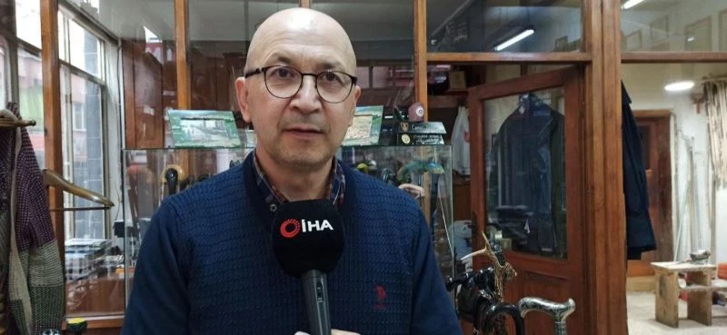 Devrekli baston ustasına 