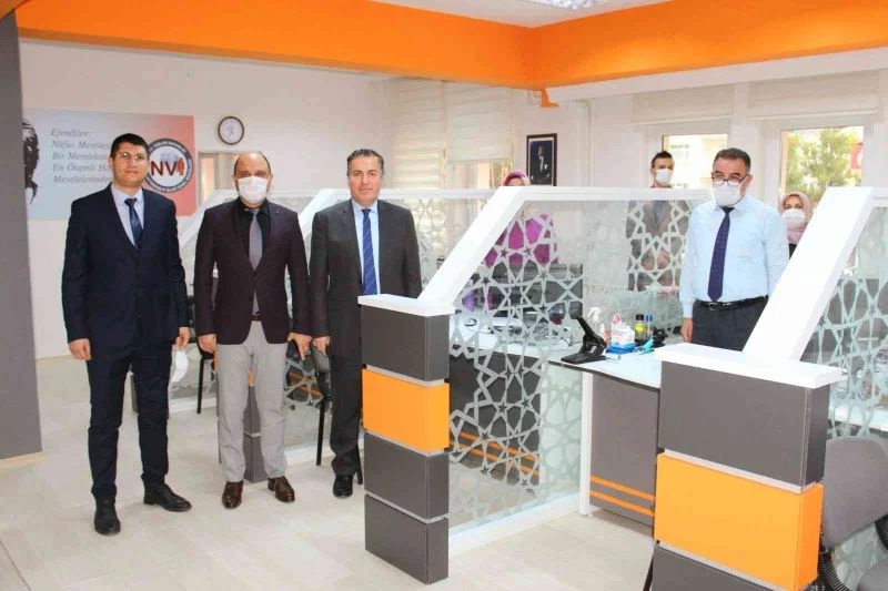 Dinar Nüfus ve Vatandaşlık İşleri Müdürlüğü yenilenen yüzüyle hizmet verecek
