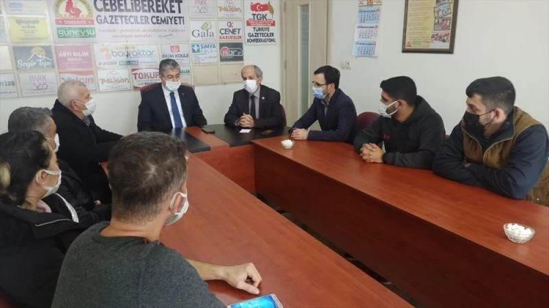 Osmaniye Valisi Erdinç Yılmaz, Cebelibereket Gazeteciler Cemiyeti