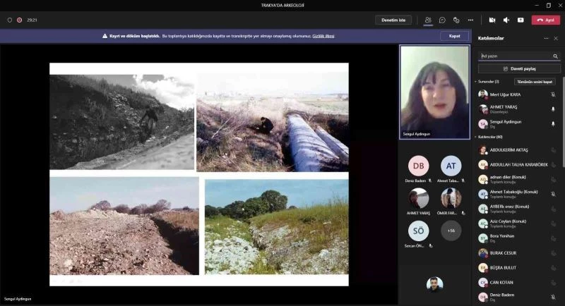 “Doğu Trakya’da Tunç ve Demir Çağlarına Ait Yeni Bulgular” konferansı gerçekleştirildi
