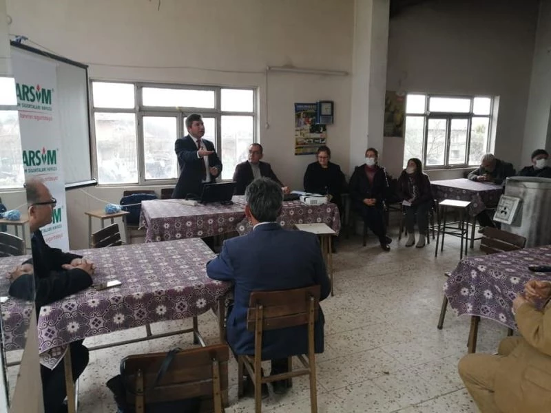 Karacasulu üreticiler, TARSİM hakkında bilgilendirildi
