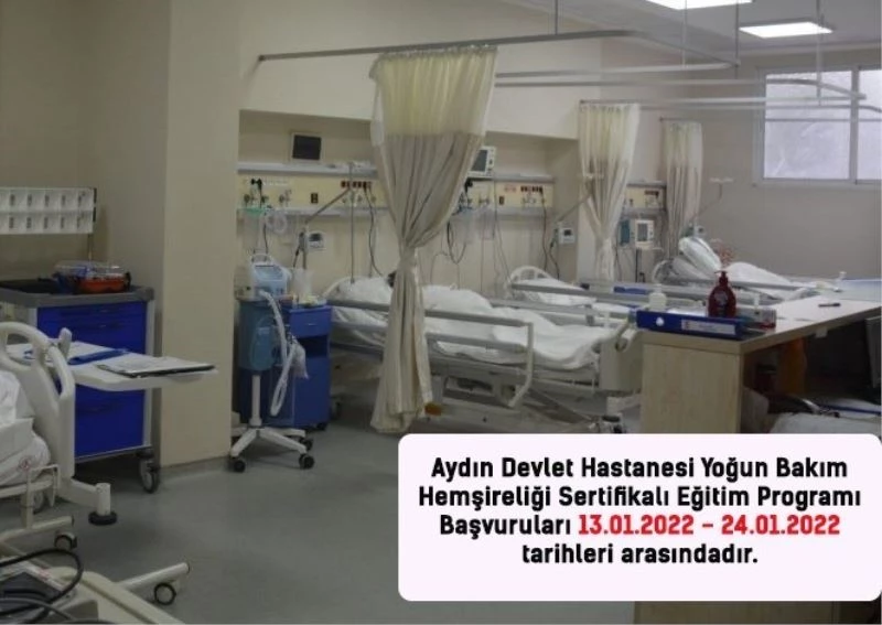 Yoğun Bakım Hemşireliği Sertifikalı Eğitim Programı için başvurular başladı

