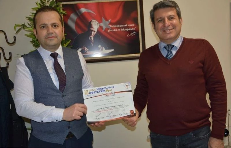 PAÜ Hastanesi sözlü sunumda ödül aldı
