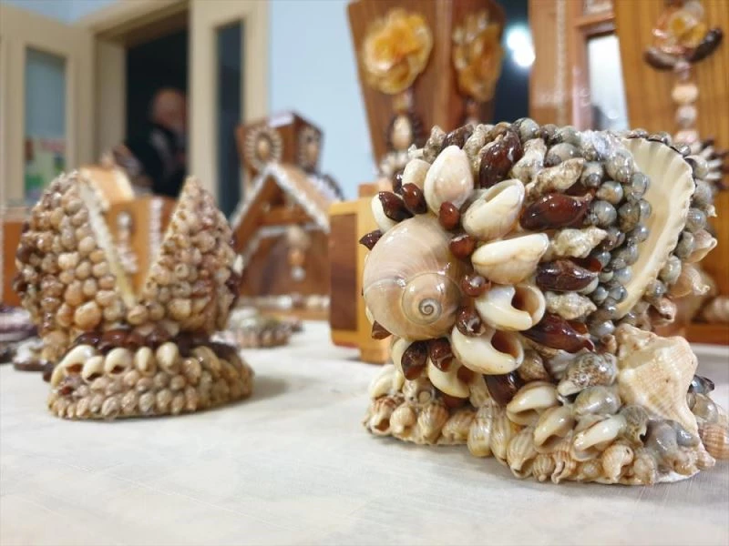 Deniz kabukları, emekli öğretmen Hazım Yakar