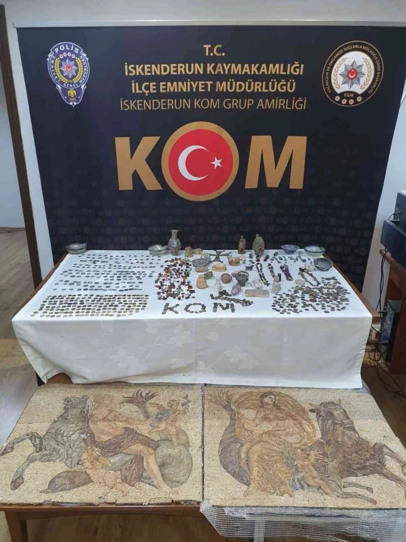 Reyhanlı’da tarihi eser kaçakçılığı
