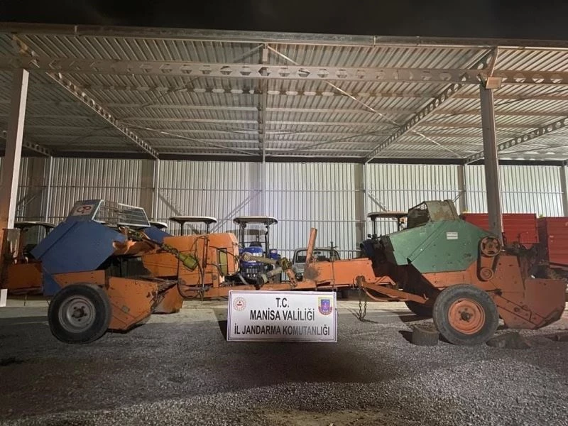 Manisa’dan çalınan makineler İzmir’de bulundu
