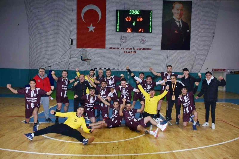 Hentbol 2. Ligi: Elazığ Gençlikspor: 30 - Van Erek Beş Yıldızspor: 27