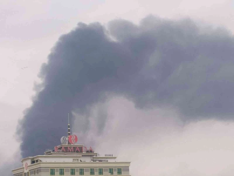 Elazığ stadyumunda yangın
