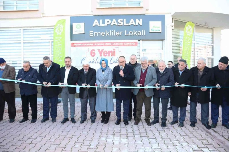 Meram’a kazandırılan 6 yeni ve yenilenen 5 emekli lokali hizmet vermeye başladı
