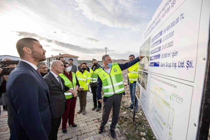 Foça ve Yenifoça’ya yıllık 11 milyon metreküp içme suyu sağlanacak
