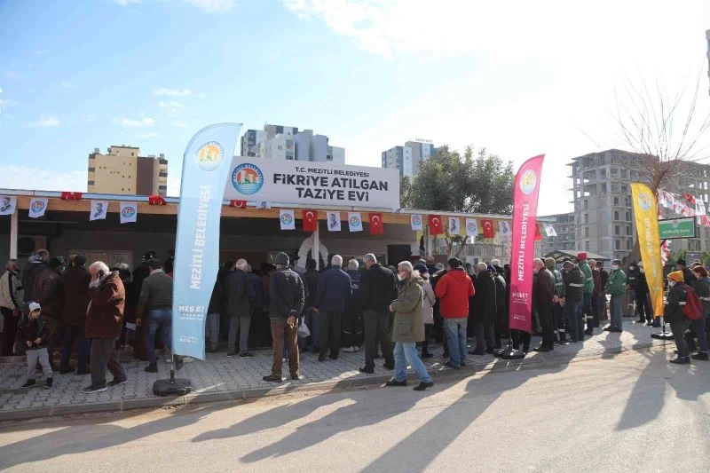 Mezitli’de Ali Bilgiç Parkı ve Fikriye Atılgan Taziye Evi açıldı
