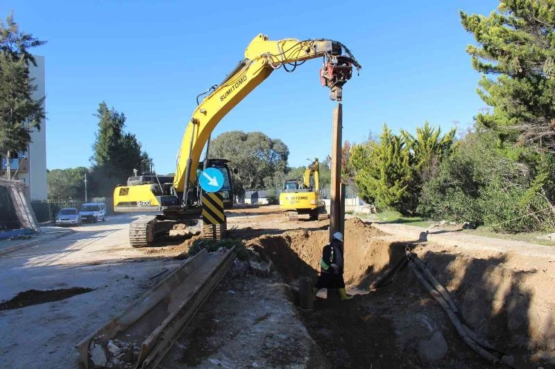 Manavgat Titreyengöl kanalizasyon hattı yenileniyor
