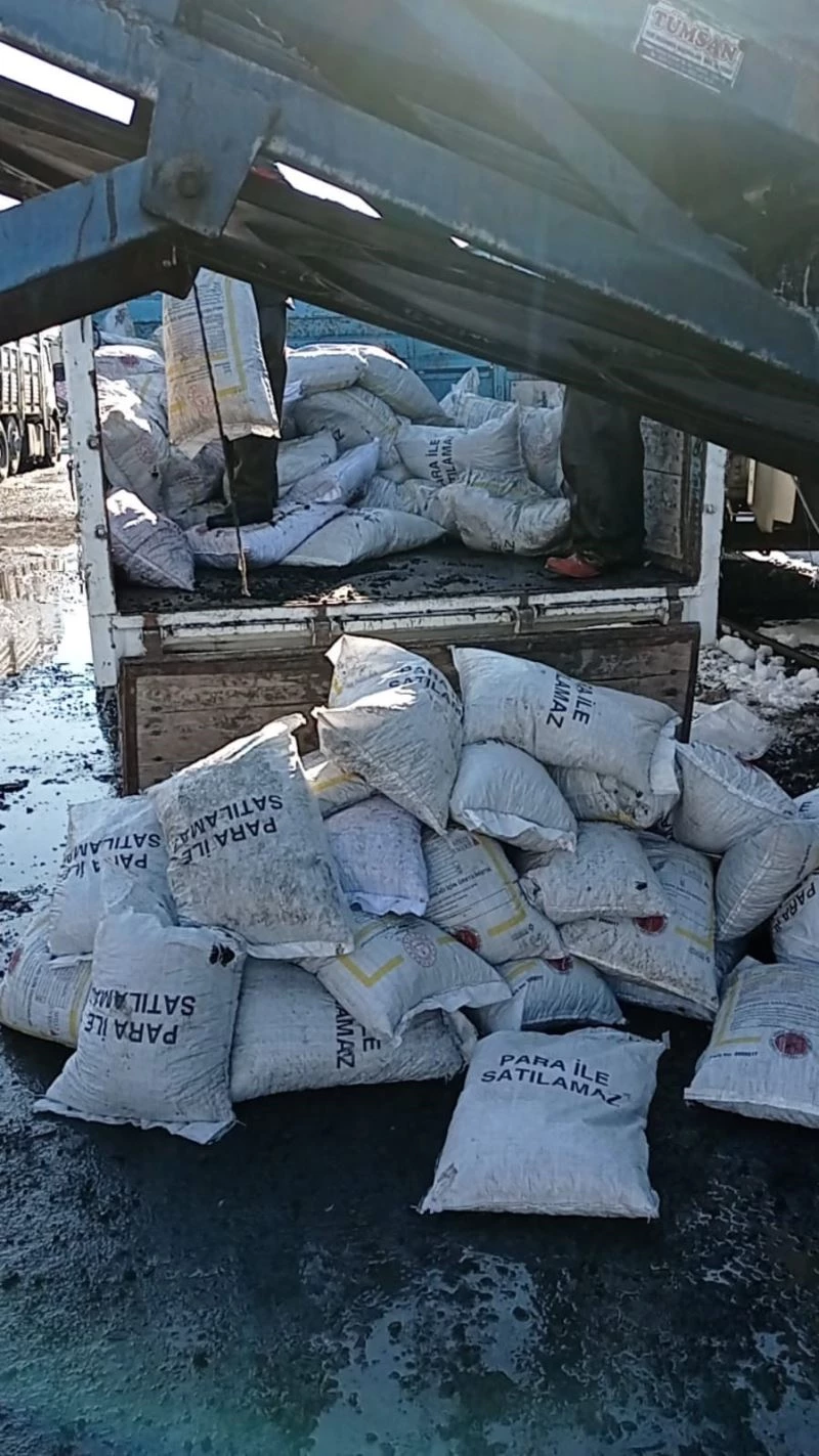 Van’da çalıntı 125 torba kömür ele geçirildi
