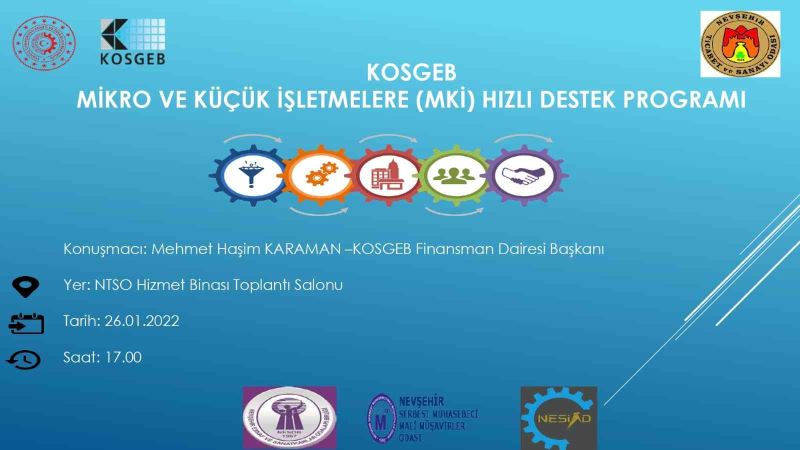 KOSGEB Finansman Dairesi Başkanı Karaman Nevşehir’e gelecek
