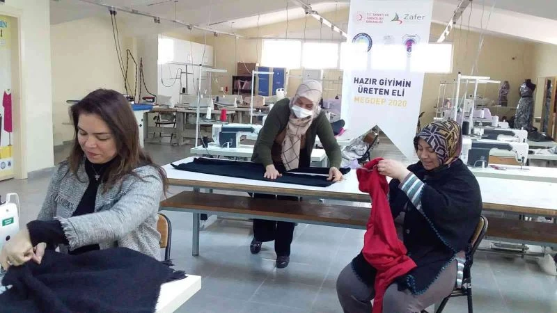 Tekstil atölyelerine kalifiye eleman yetiştirilecek
