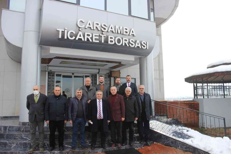 Çarşamba Ticaret Borsası, ilçe protokolünü ağırladı
