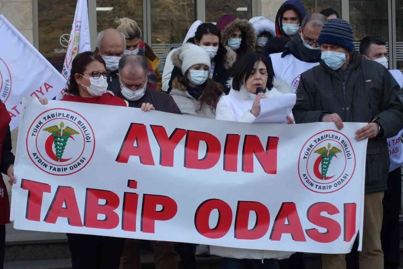 Aydın Tabip Odası’ndan beyaz nöbet eylemi
