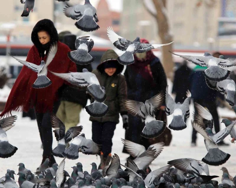 Kar, Kayseri’ye çok yakıştı
