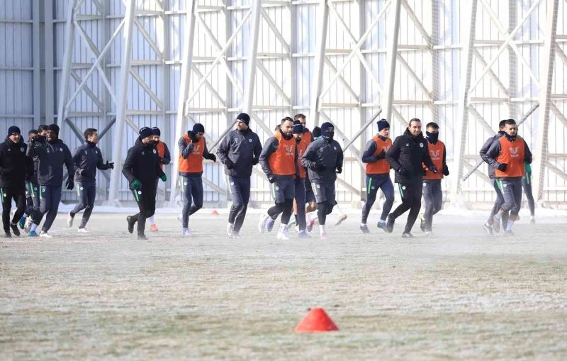 Konyaspor evinde ağırlayacağı Giresun maçına hazır