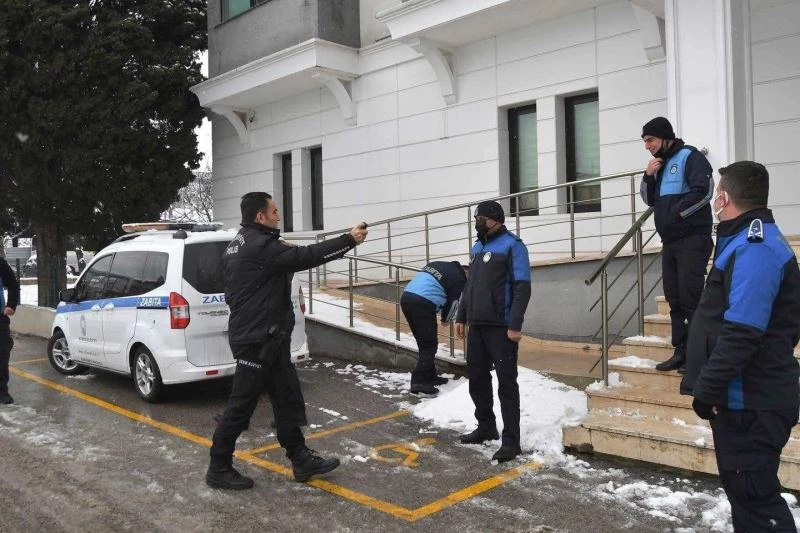 Zabıtaya biber gazı eğitimi
