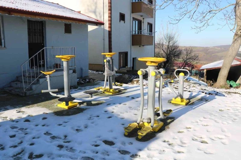 Balören köyüne spor aletleri konuldu
