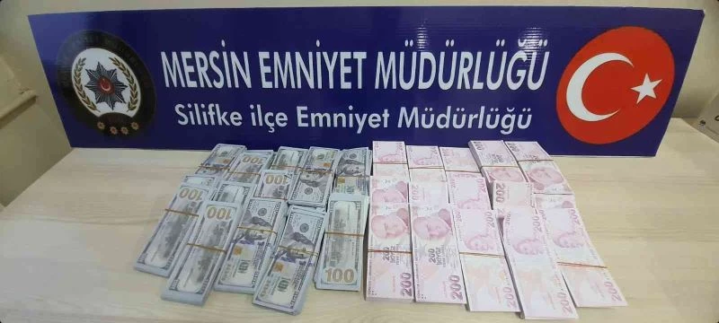 Mersin’de 3.5 milyon liralık sahte dolar ve Türk Lirası ele geçirildi
