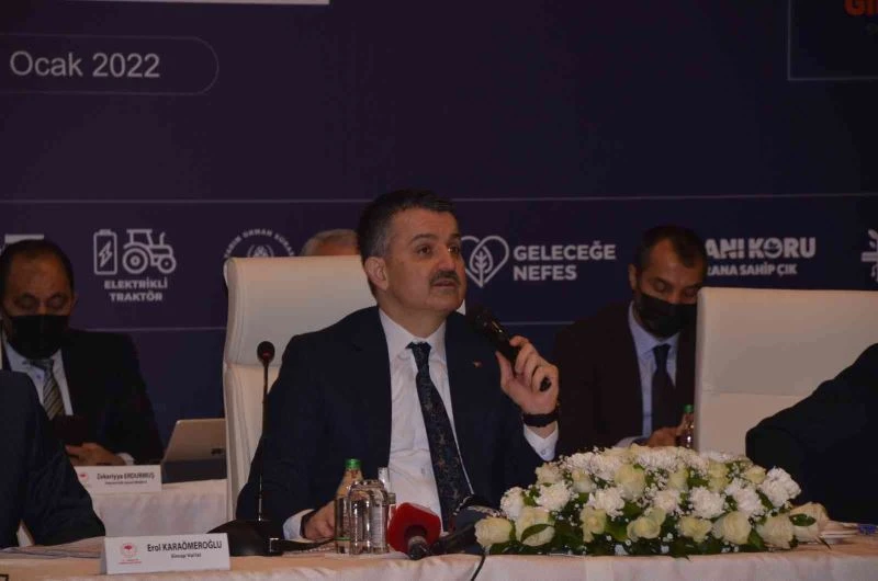 Bakan Pakdemirli: “Kimsenin benim üreticimin hibesinden çalmaya hakkı yok”
