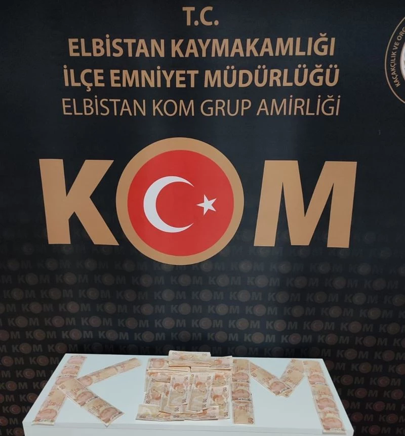 Elbistan’da 357 adet sahte 50 TL’lik banknot ele geçirildi
