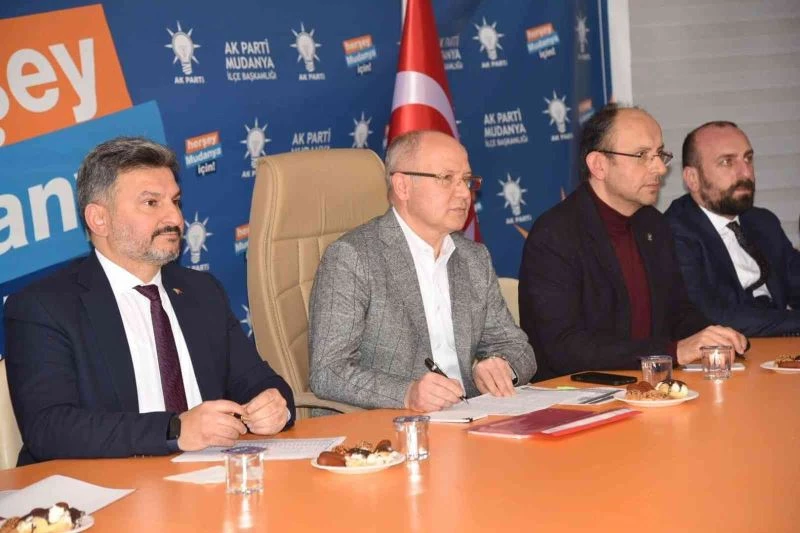 Gürkan’dan Mudanya teşkilatına hayırlı olsun ziyareti
