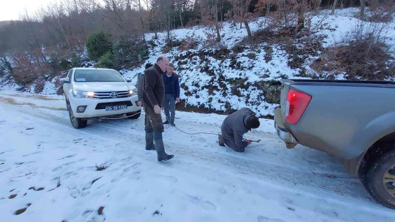 Bin metrede mahsur kaldılar yine de vazgeçmediler
