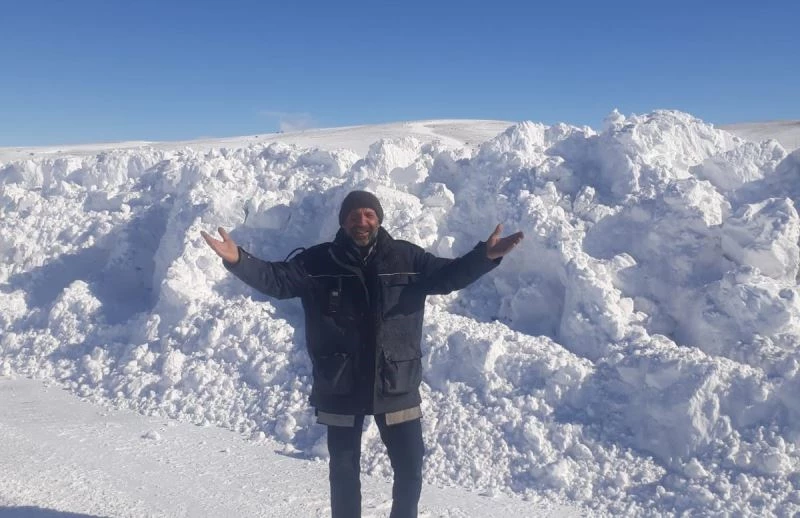 Malatya’da çiftçilerden kar sevinci
