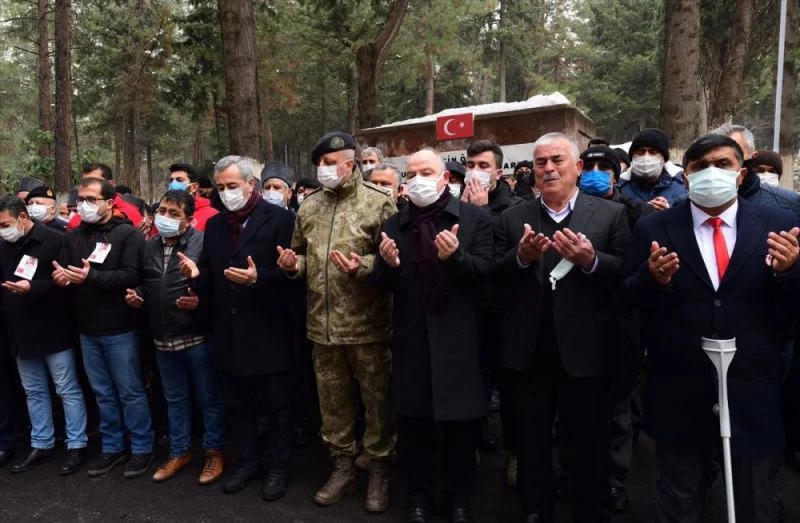 Terör gazisi Hüseyin Darendeli ebediyete uğurlandı