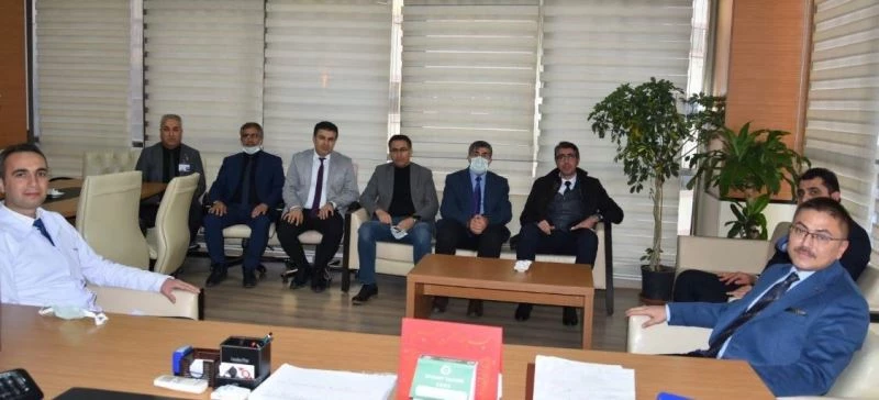 Başsavcı Dönmez’den Başhekim Yavuzer’e ziyaret
