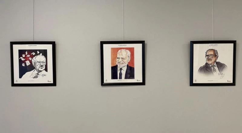 Üstat Karakoç çizgilerle yad ediliyor
