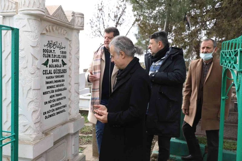 ‘Şark Bülbülü’ Celal Güzelses kabri başında anıldı
