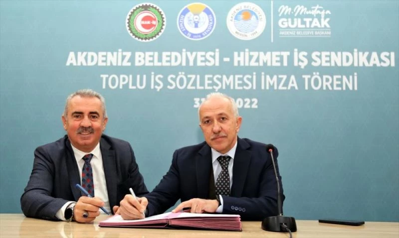 Akdeniz Belediyesinde en düşük işçi maaşı 5 bin 214 liraya yükseldi