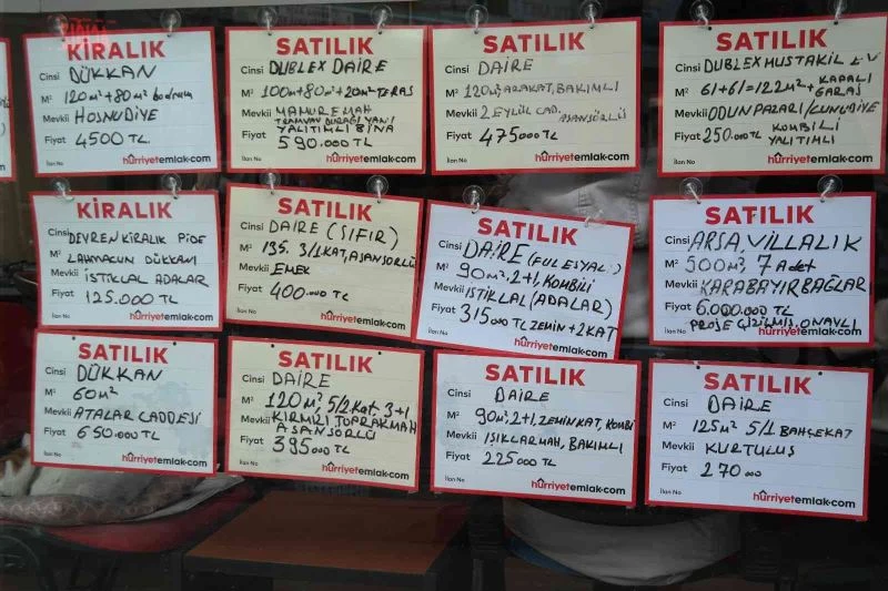  Dövizle birlikte artan konut fiyatları düşüşe aldırış etmedi
