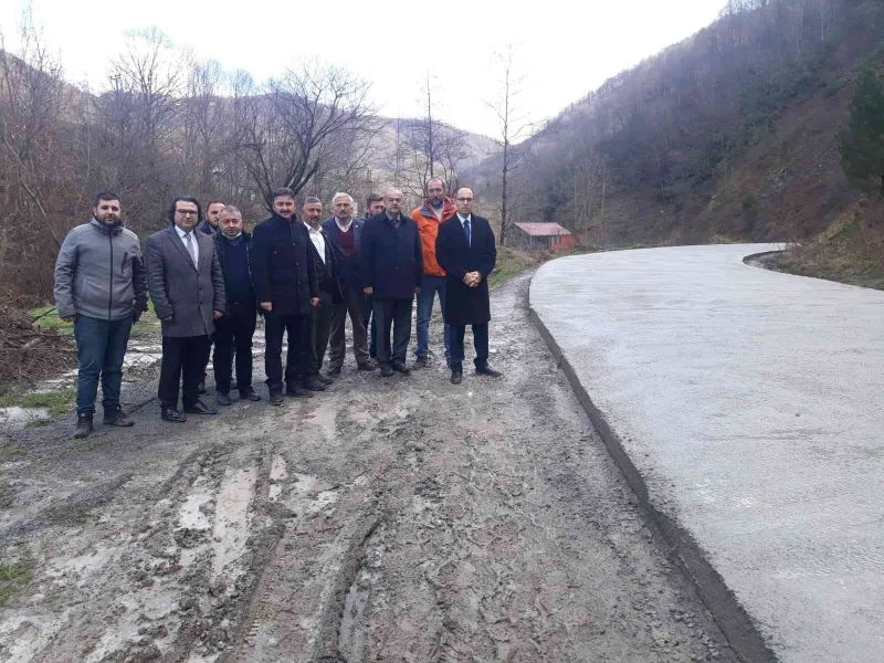 Gümeli’deki yol çalışmalarında sona gelindi
