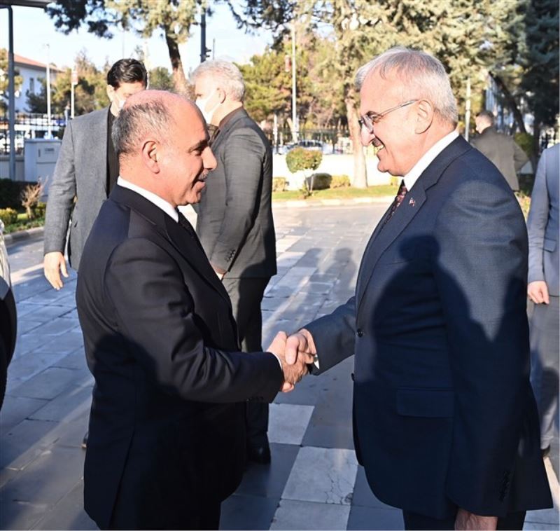 Emniyet Genel Müdürü Mehmet Aktaş’tan Vali Karaloğlu’na ziyaret
