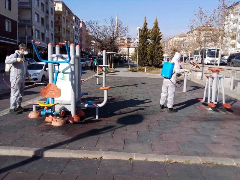 Kırıkkale’de dezenfeksiyon çalışmaları sürüyor
