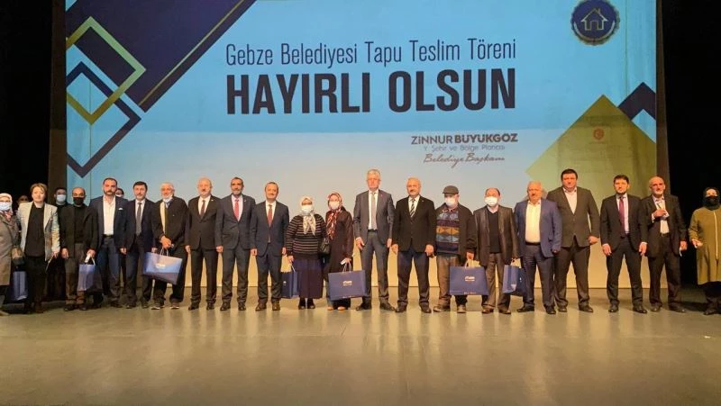 Kocaeli’de 397 hak sahibi tapularına kavuştu
