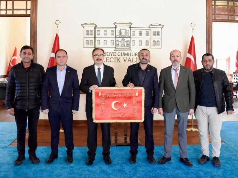 Bilecik Valisi Kızılkaya’ya konuklarını ağırladı
