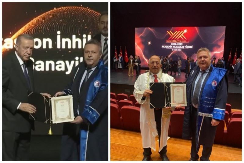 Cumhurbaşkanı Erdoğan’dan ÇOMÜ’lü akademisyene “Üstün Başarı Ödülü”
