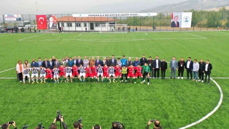 Pamukkale’ye FİFA standartlarında zemine sahip stat kazandırdı
