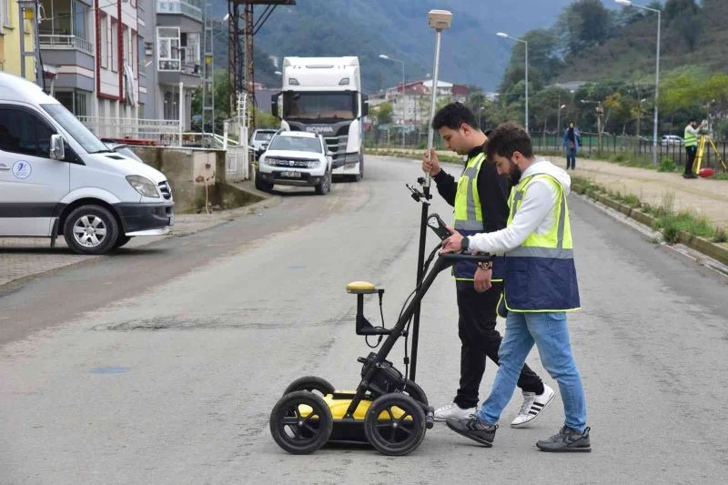 Giresun şehir altyapısının röntgeni çekiliyor
