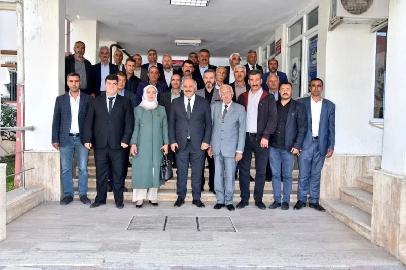 Muhtarlardan Başkan Zelyurt’a ziyaret
